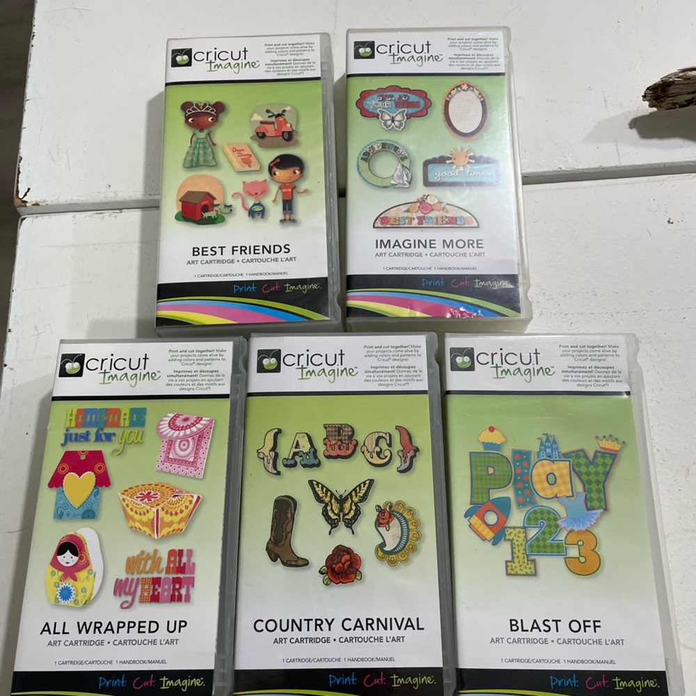 Cartridges for the Cricut Imagine